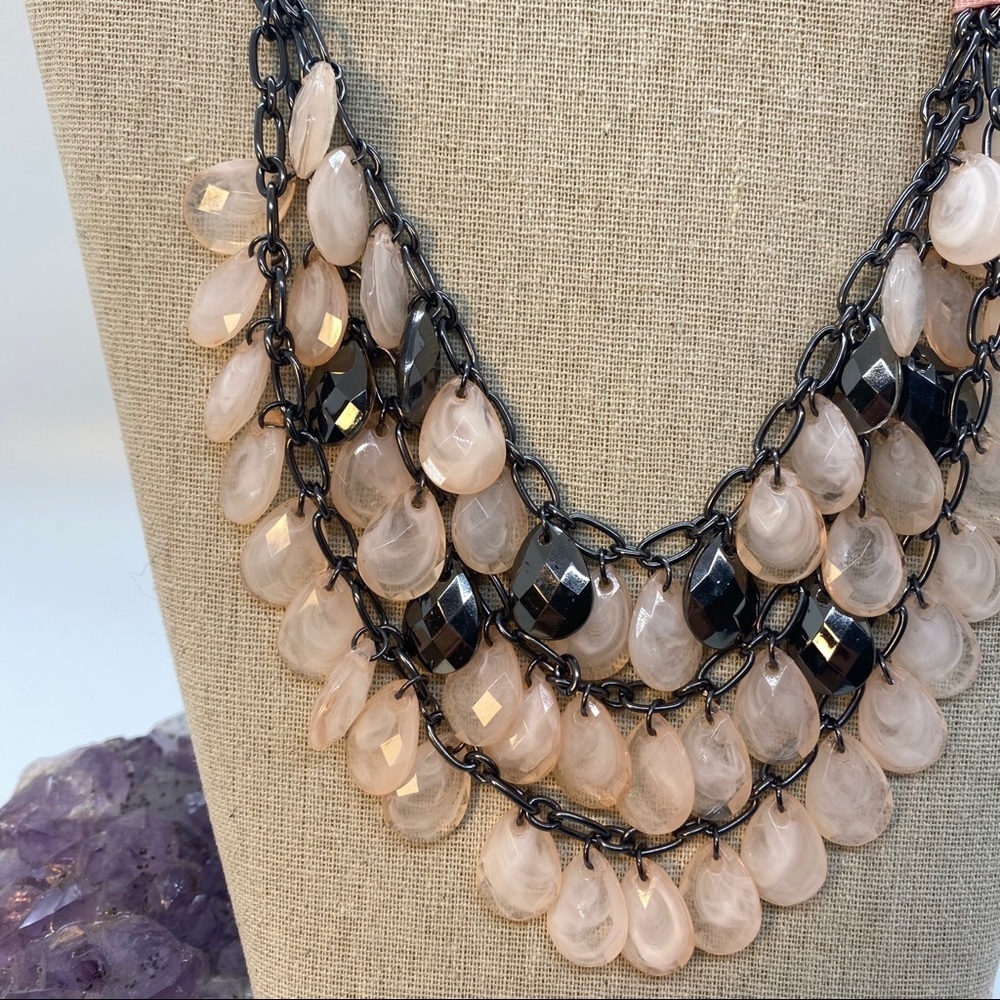 Forever 21 Layered Pink Necklace - Picture 2 of 7